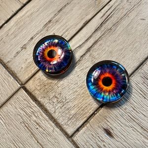 Dragon eye gauges body jewelry